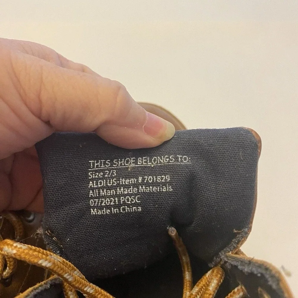 Kids Ankle‎ Boots Brown Lace Up Casual Fashion Boots